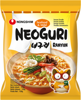 NONGSHIM Korea Instantnudeln, Seafood, mild, Neoguri