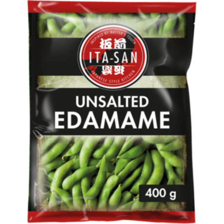Edamame, Sojabohnen in Schote, ungesalzen, blanchiert 400g