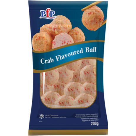 Krabbenbällchen, Fischbällchen mit Krabbengeschmack