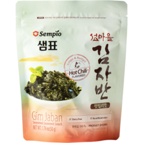 SEMPIO Korea Seealgen Snack, gewürzt, Hot Chili