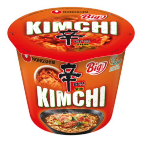 NONGSHIM Korea Instant-Cup-Nudeln, Kimchi, Big Bowl