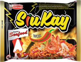 Instantnudeln Siu Kay, Seafood, scharf