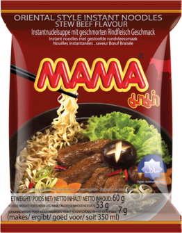 MAMA Thailand Instantnudeln, geschmortes Rind
