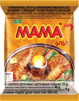 MAMA Thailand Instantnudeln, Shrimps, Tom Yum, cremig