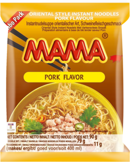 MAMA Thailand Instantnudeln, Schwein