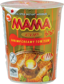MAMA Thailand Instant-Cup-Nudeln, Tom Yum, creamy