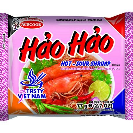 ACECOOK  Instantnudeln Garnelen Hot & Sour (1 Karton)