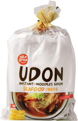 Udon Nudeln, Meeresfrüchte