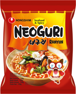 NONGSHIM Korea Instantnudeln, Seafood, scharf, Neoguri