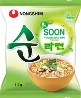 NONGSHIM Korea Instantnudeln, Soon Veggie Ramyun, mild