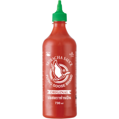 FLYING GOOSE Thailand Chilisauce, Sriracha, scharf 730ml
