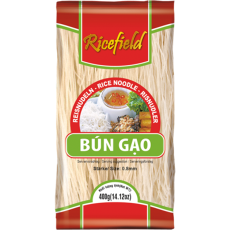 RICEFIELD Vietnam Reisnudeln, Vermicelli, Bun Gao, 0,8 mm