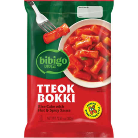 BIBIGO Korea Tteokbokki, Reiskuchen mit Hot & Spicy Sauce