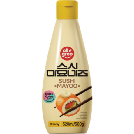 ALLGROO Korea Sushi Mayoo Sauce, Cremige Sauce für Sushi 520ml