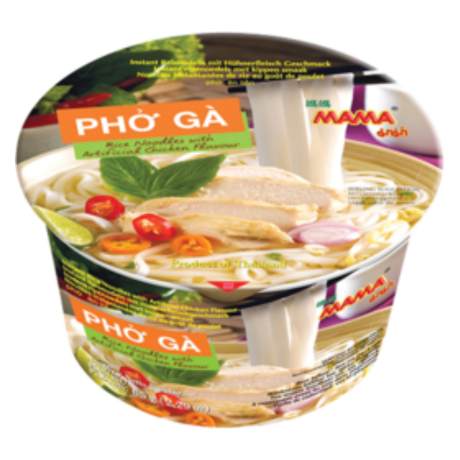 MAMA Thailand Instant-Bowl-Reisnudeln, Pho Ga, Huhn, vietnamesisch