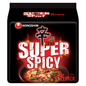 NONGSHIM Korea Instantnudeln, super scharf, (Red Shin Ramyun), Family Pack, 5 x 120 g à Beutel