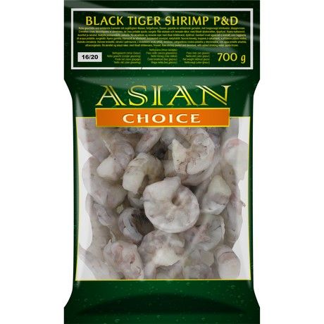 ASIAN CHOICE  Black Tiger Garnele P&D 16/20
